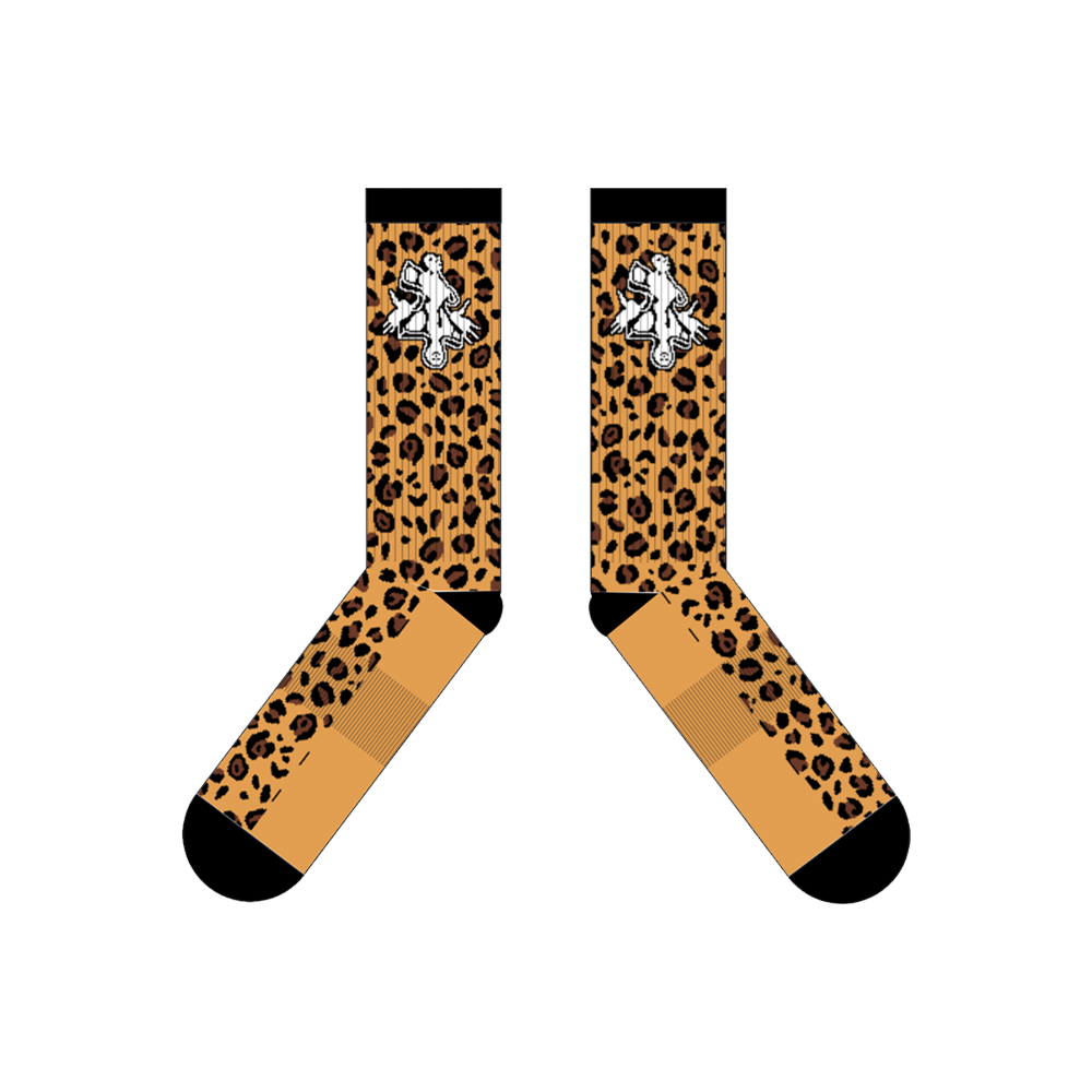 Puzzle Leopard Socks